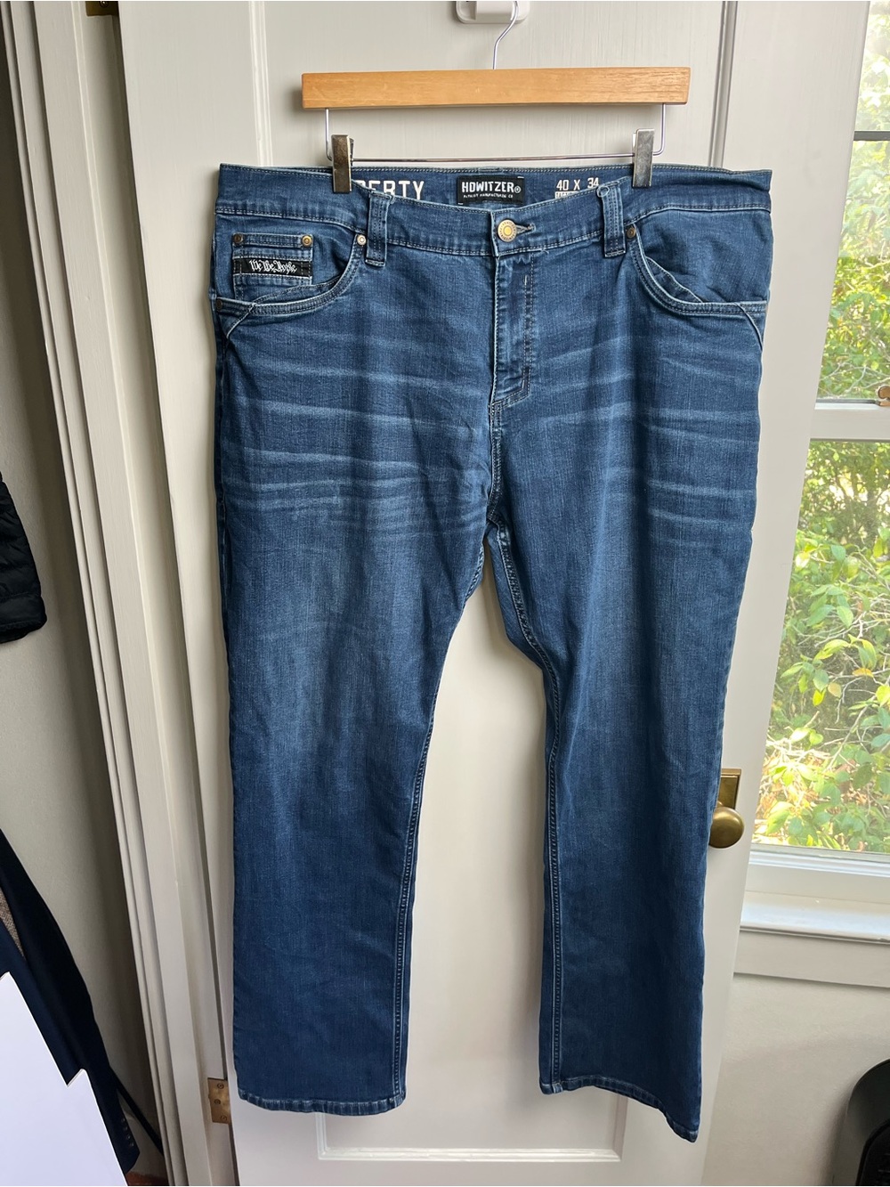 Howitzer Mens Liberty Jeans Size 40x34 Tactical Denim Relaxed Taper Stretch - Picture 7 of 11